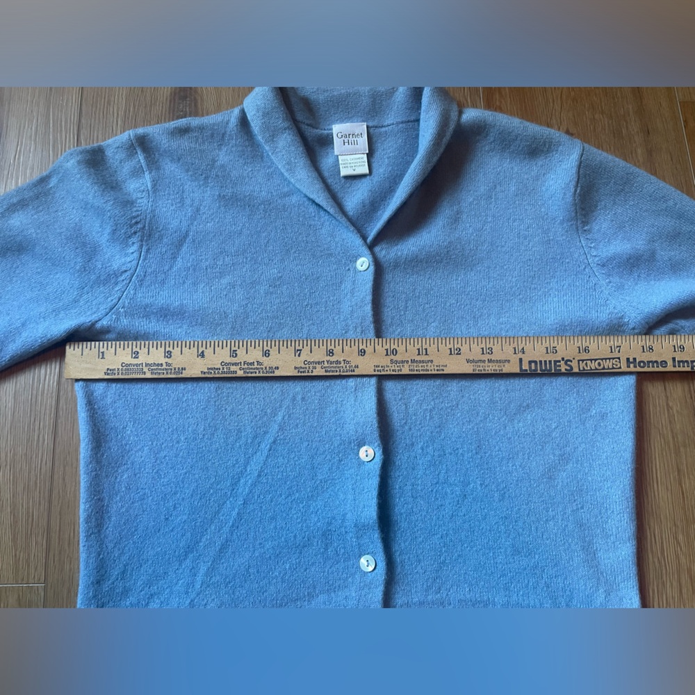 Garnet Hill 100% cashmere sweater - Picture 6 of 8